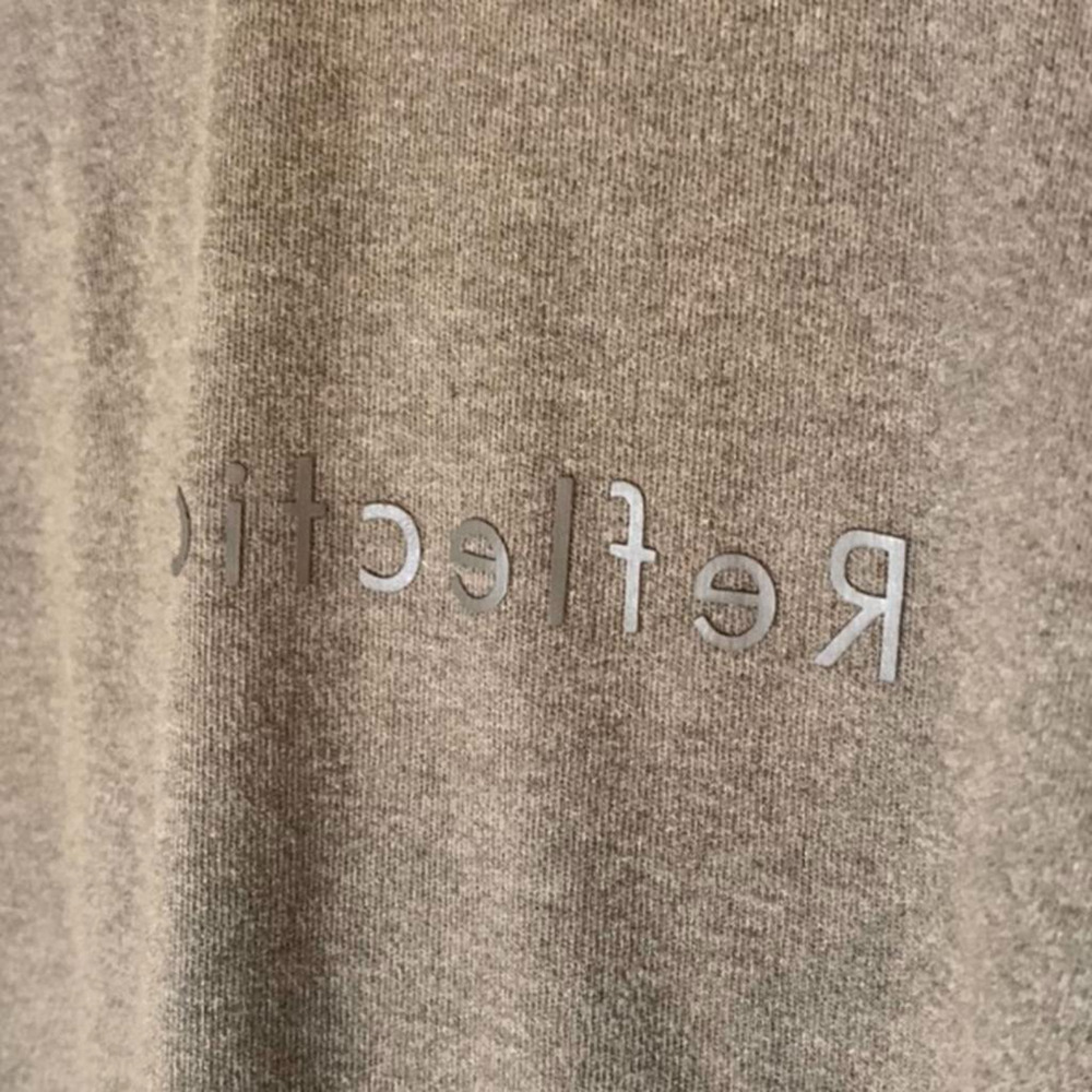 H&M Reflection Reverse Sweatshirt Long sleeve Embossed Turtleneck Top - Picture 2 of 4